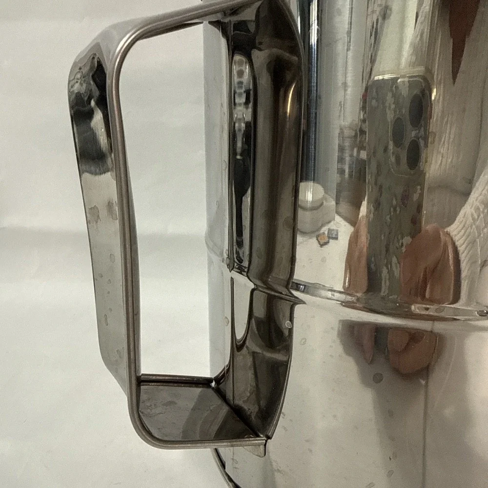 Flour Sifter 8 Cup‎ Stainless Steel Rotary Hand Crank New!